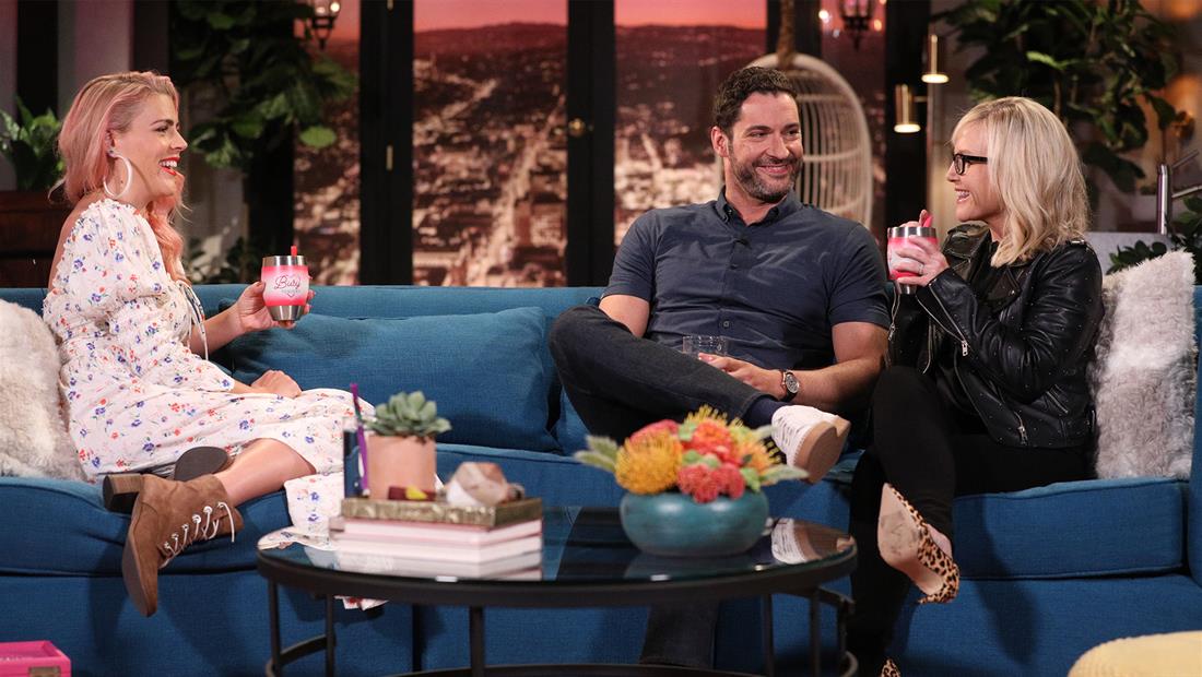 Tom Ellis & Rachael Harris Tom Ellis & Rachael Harris